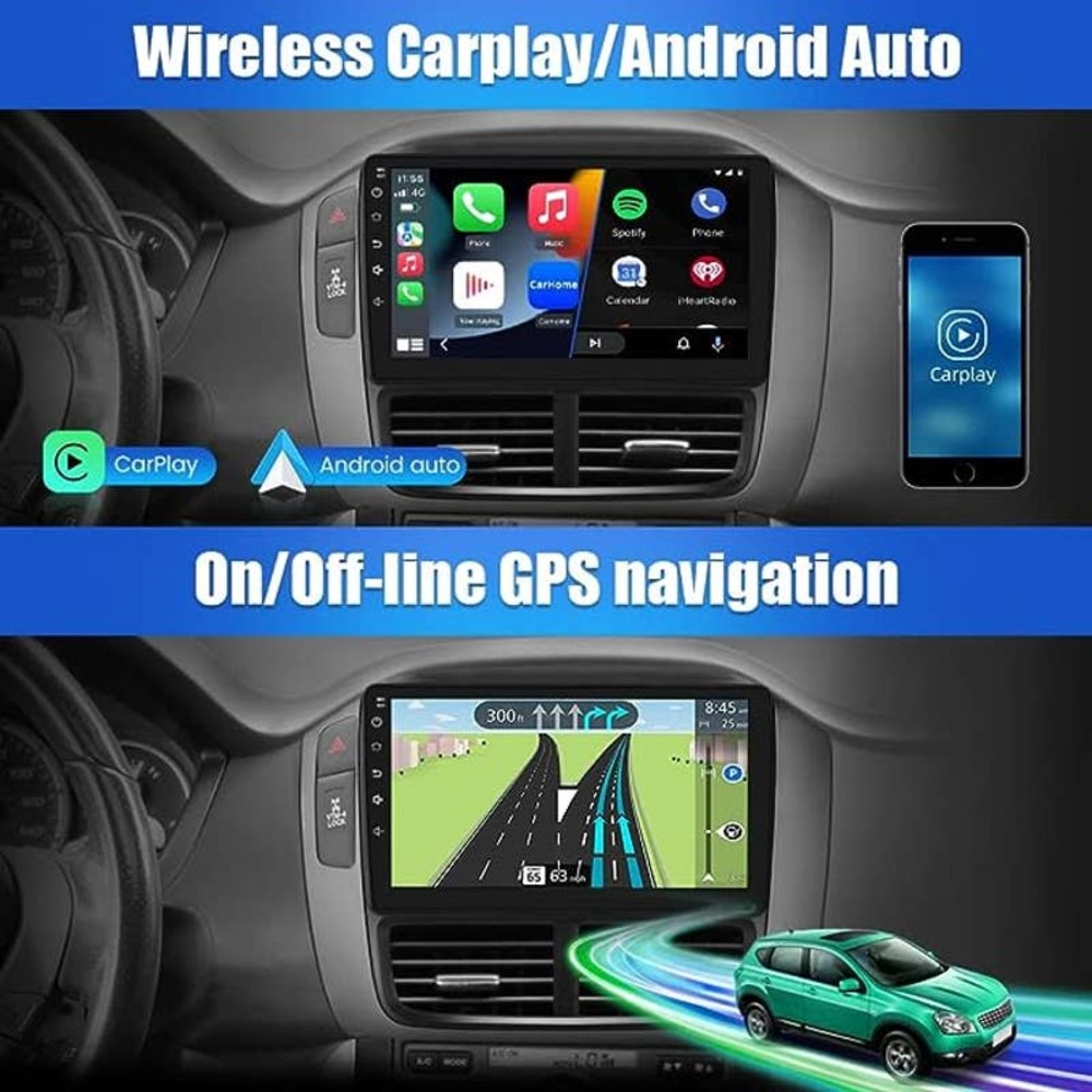 Stereo Honda Pilot 2005 -2008 Wireless Carplay Android Auto Touch Screen